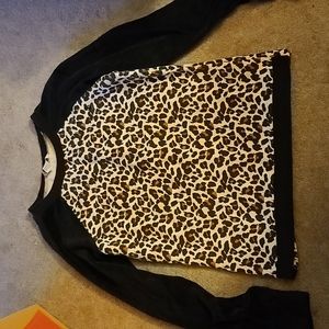 Medium volcom velvet leopard sweatshirt